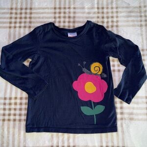 Hanna Andersson Blue Flower Top